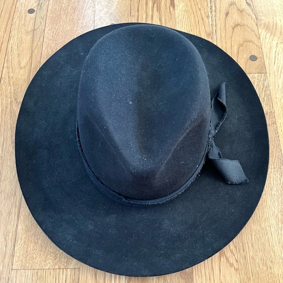 Black felt hat M/L. Cowboy style - Picture 4 of 4